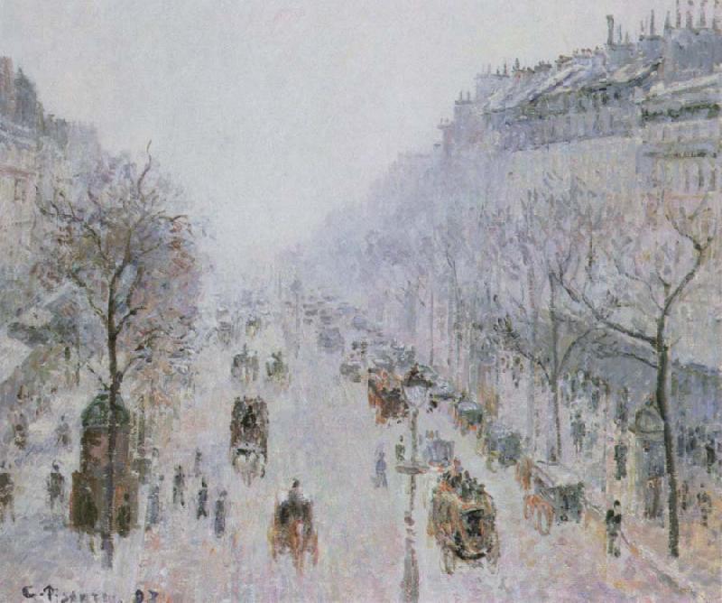 Camille Pissarro boulevard montmartre